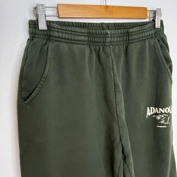 ADANOLA Dark Olive Green Jogger Sweatpants - Picture 3 of 7